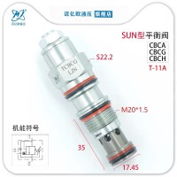 液压螺纹插装平衡阀替SUN型CBCA CBCG CBCH